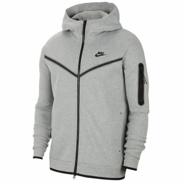 Nike Tech Fleece Hoodie Zip Up Jacket Men's Size 3XL Gray Black CU4489-063 NWT - Picture 5 of 5